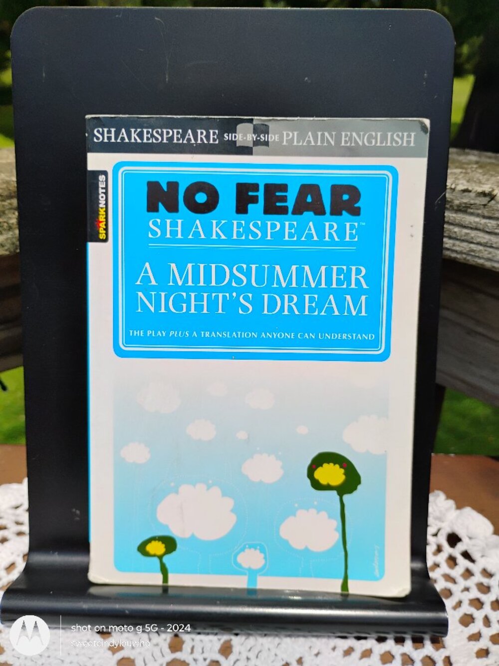Sparknotes No Fear Shakespeare A Midsummer Night's Dream play + translation 2003